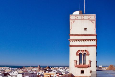 Cádiz: Tavira Tower Entry with Exhibition and Rooftop Access