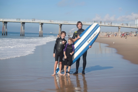 San Diego: cours de surf en groupe privé
