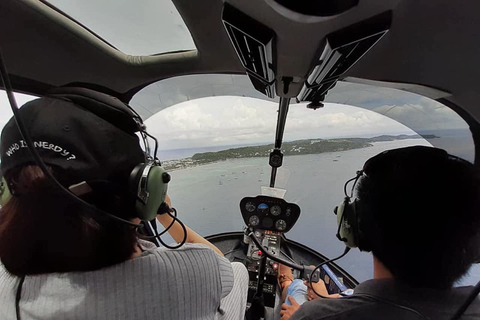 Boracay: Wycieczka helikopterem z opcjonalnym odbioremWycieczka na plażę z miejscem spotkań