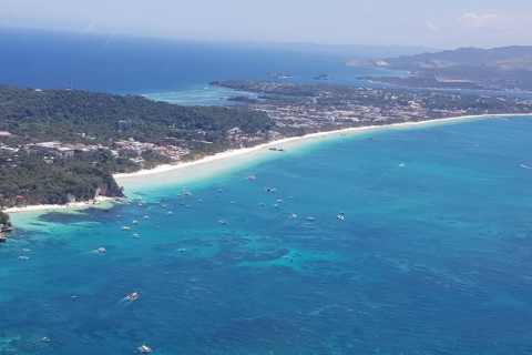 Boracay: Hubschrauberrundflug mit optionaler AbholungStrandtour mit Meeting Point