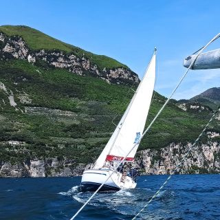 From Magugnano: Lake Garda Private Sailing Experience