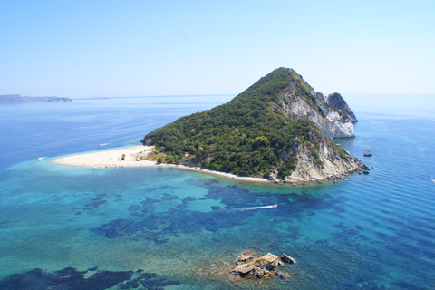 Zakynthos : Croisière guidée vers l&#039;île de la Tortue et les grottes de KeriZakynthos : Croisière guidée en bateau vers l&#039;île des tortues et les grottes de Keri