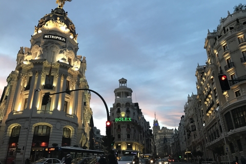 Découverte de Madrid en soirée et spectacle flamenco (opt)Visite privée