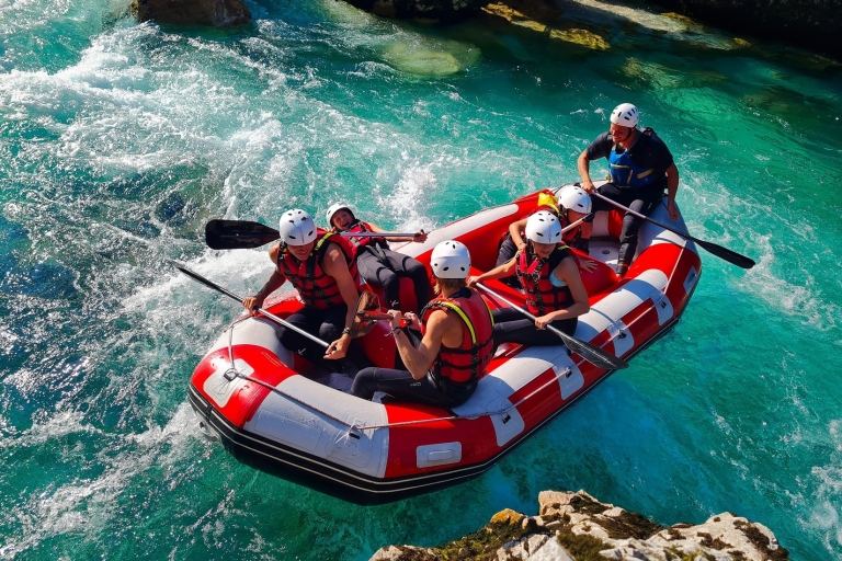 Soca River, Slovenië: wildwaterraftenWildwaterraften - ophalen
