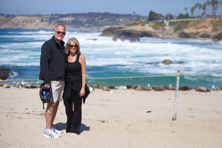 La Jolla: fietstocht van top naar zee