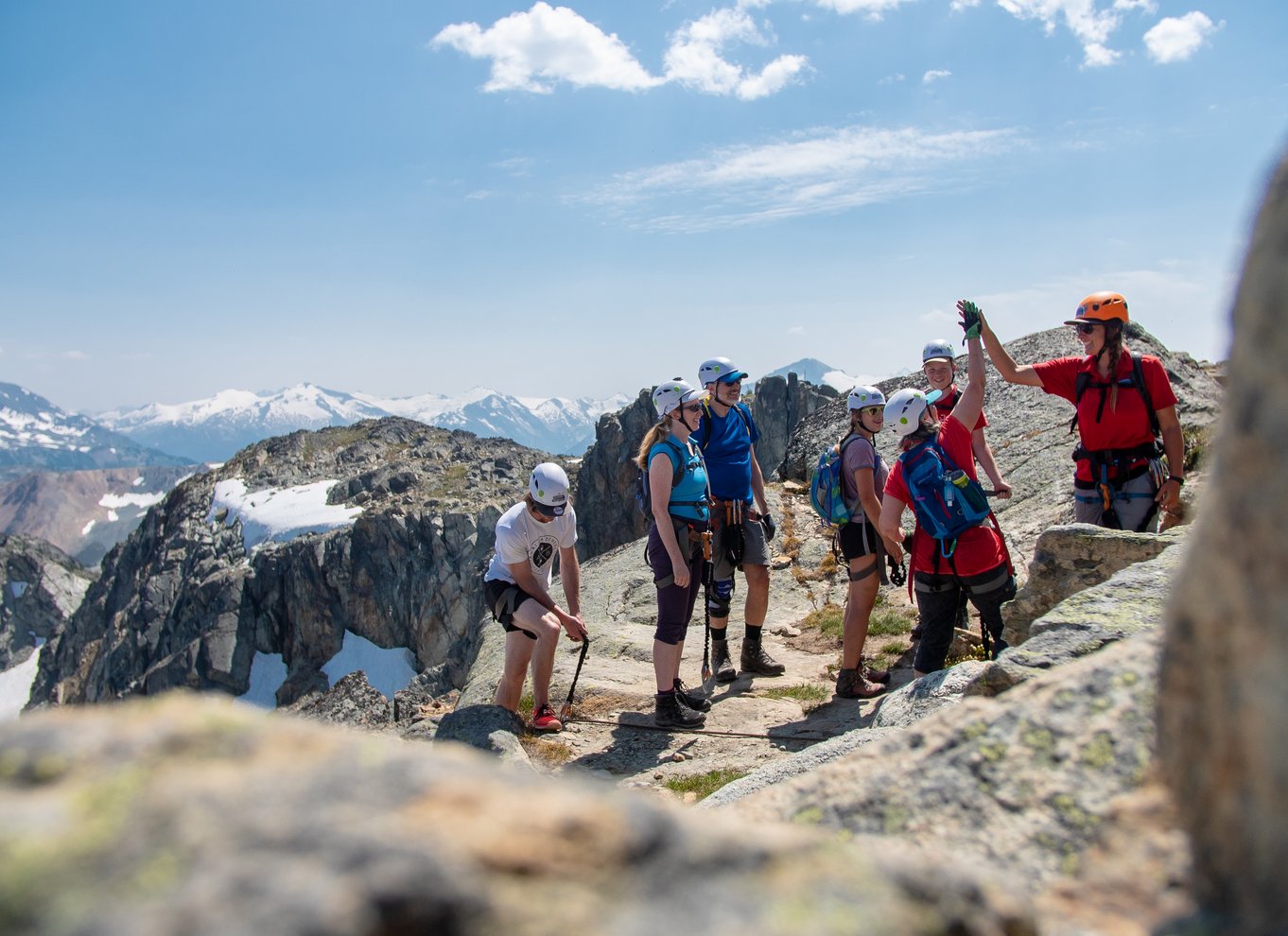Whistler: Whistler Mountain Via Ferrata klatreoplevelse