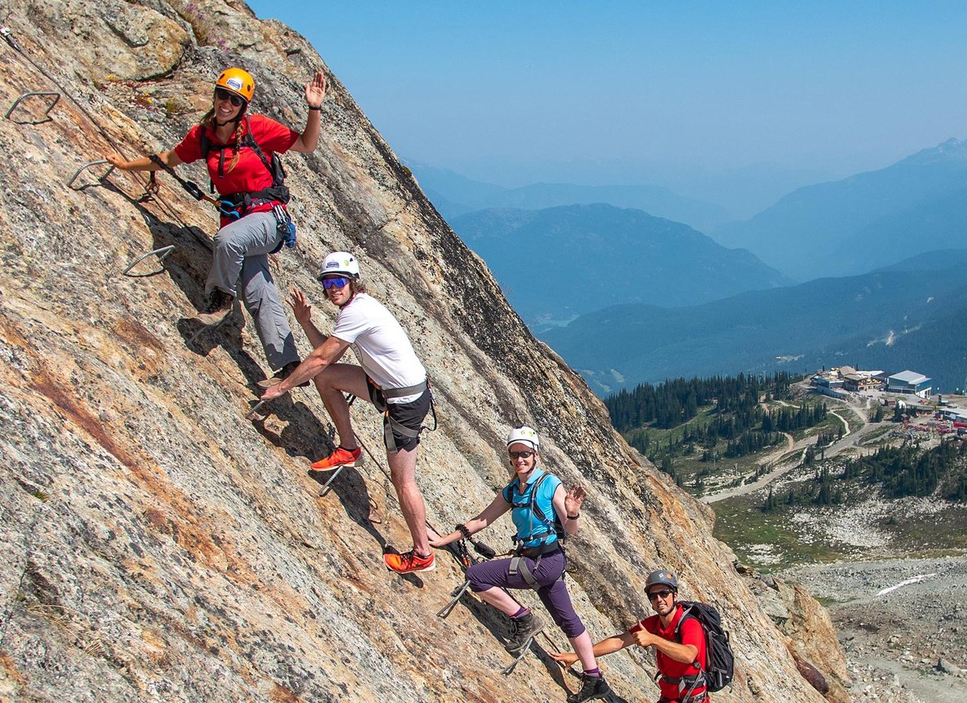 Whistler: Whistler Mountain Via Ferrata klatreoplevelse