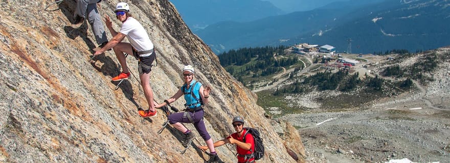 Whistler: Expérience d'escalade de Whistler Mountain Via Ferrata