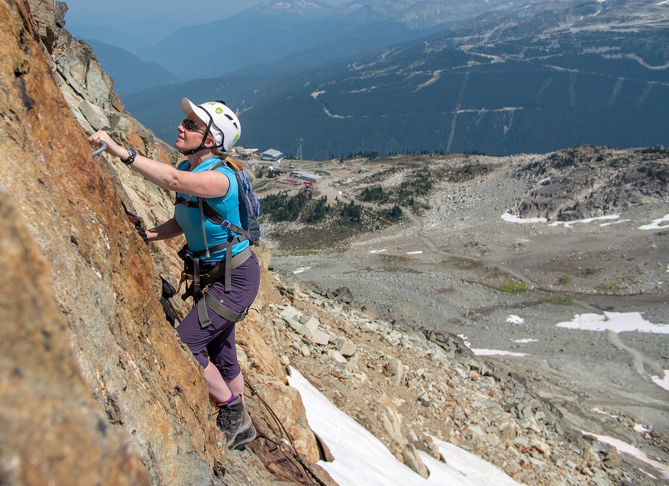 Whistler: Whistler Mountain Via Ferrata klatreoplevelse