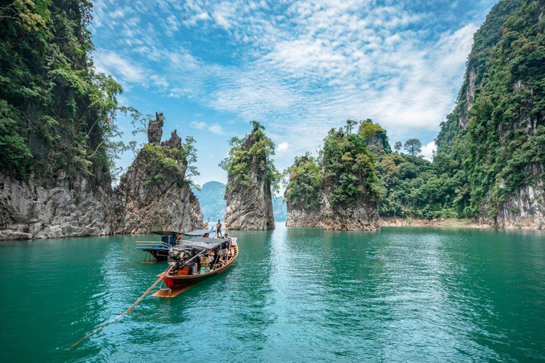 Von Khao Lak aus: Khao Sok & Cheow Lan See Tour mit Kajakfahren