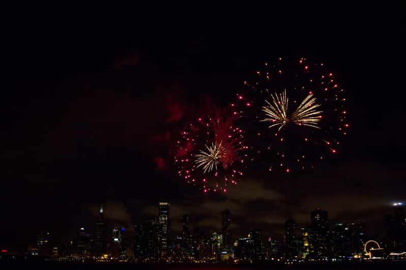 Chicago crucero de fuegos artificiales con opciones de observación del