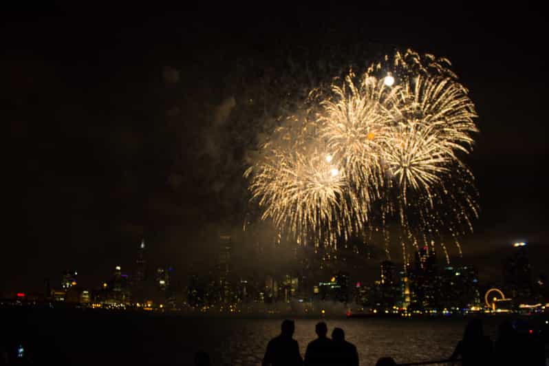 Chicago crucero de fuegos artificiales con opciones de observación del