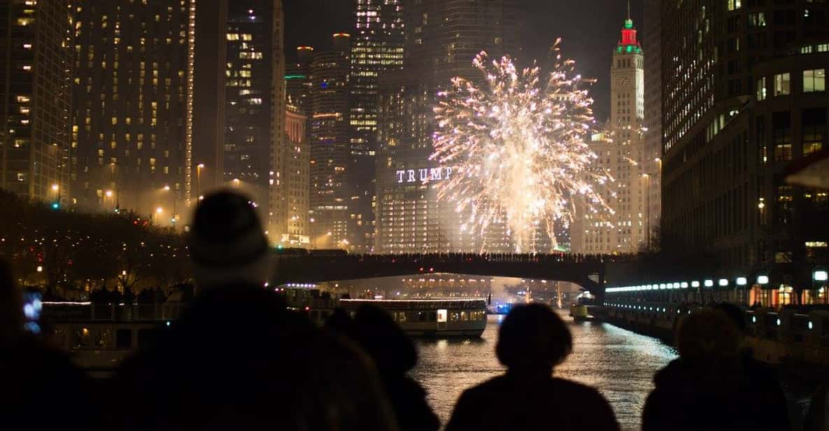 Chicago crucero de fuegos artificiales con opciones de observación del