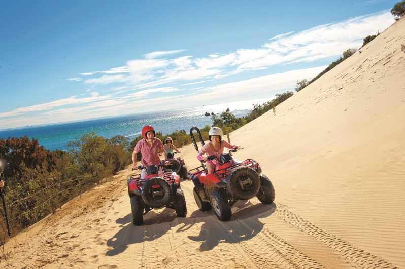 From Brisbane: Tangalooma Day Cruise with ATV Quad Bike Tour