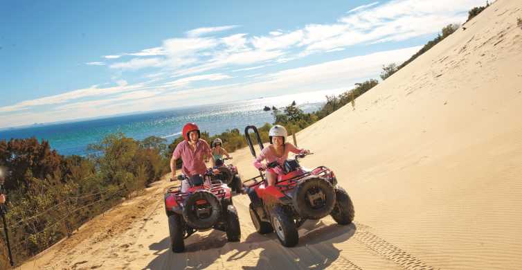 From Brisbane Tangalooma Day Cruise with ATV Quad Bike Tour
