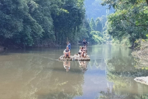 Khao Sok: Private Elephant Day Care and Bamboo Rafting Pickup From Khao Lak