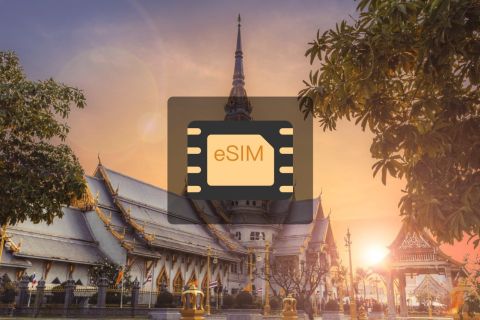 Thaïlande : forfait de données mobiles eSIM Roaming