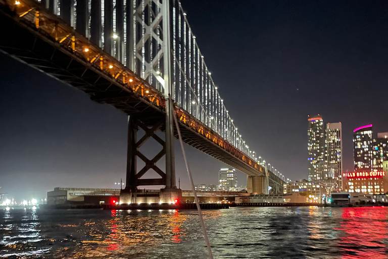 San Francisco: City Lights Sail Under the Full Moon