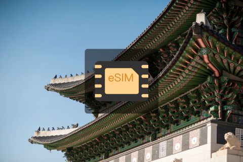 Zuid-Korea: eSIM-gegevensabonnement
