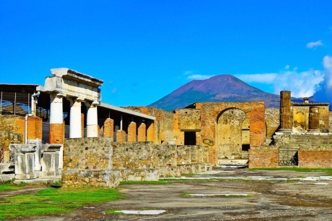 Von Sorrento aus: Geführter Tagesausflug nach Pompeji & Vesuv mit Eintritt