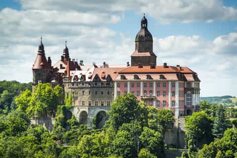 Wroclaw: Nedre Schlesia, Ksiaz slott og komplekse Osówka-tur