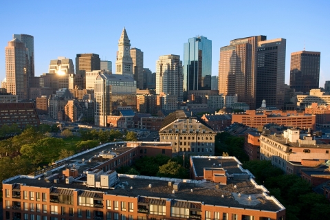 Boston: Guided Night Tour with Sunset Cruise