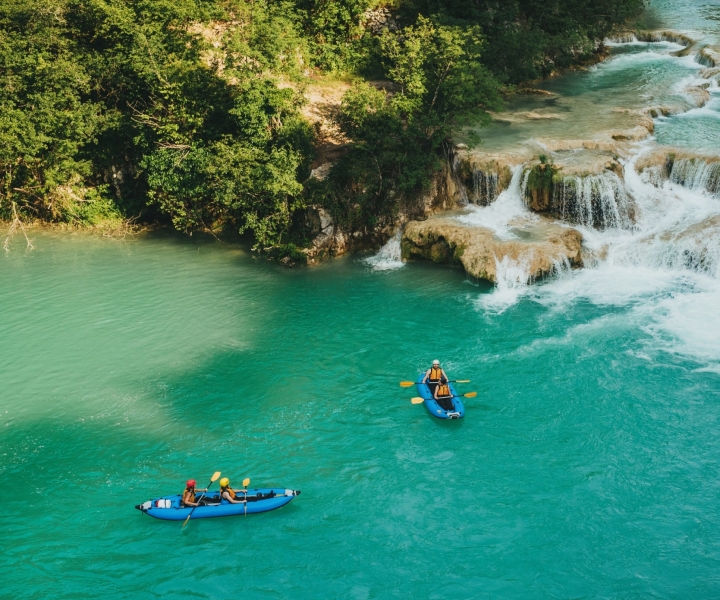 Au départ de Slunj : Kayak des chutes d'eau de Plitvice et de Mreznica