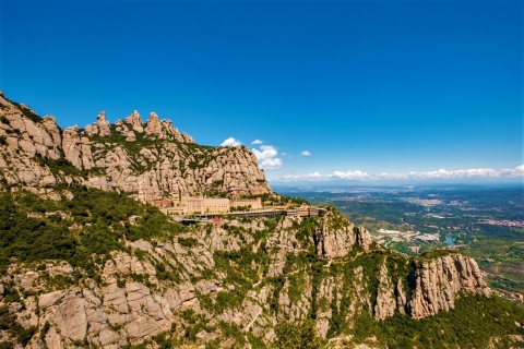 Vanuit Barcelona: Montserrat klooster, wandeling, kabelbaan