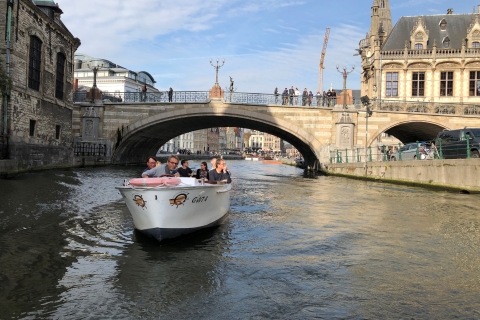 Gante: tour histórico de 40 min en barco del centro de Gante