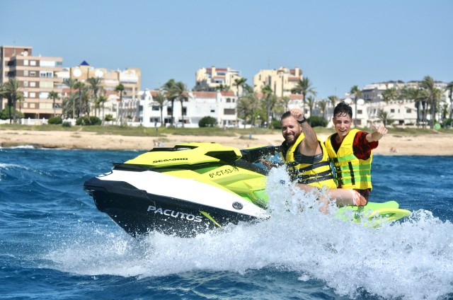 Visit from Torrevieja Jet ski tour without a license. in Torrevieja