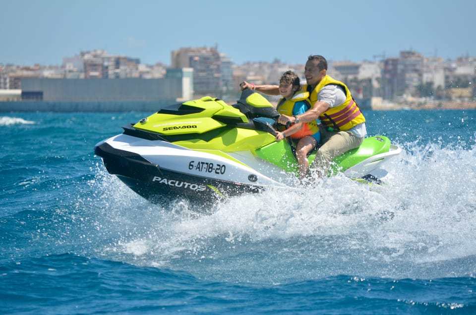 From Torrevieja: Jet Ski Tour Without A License. 