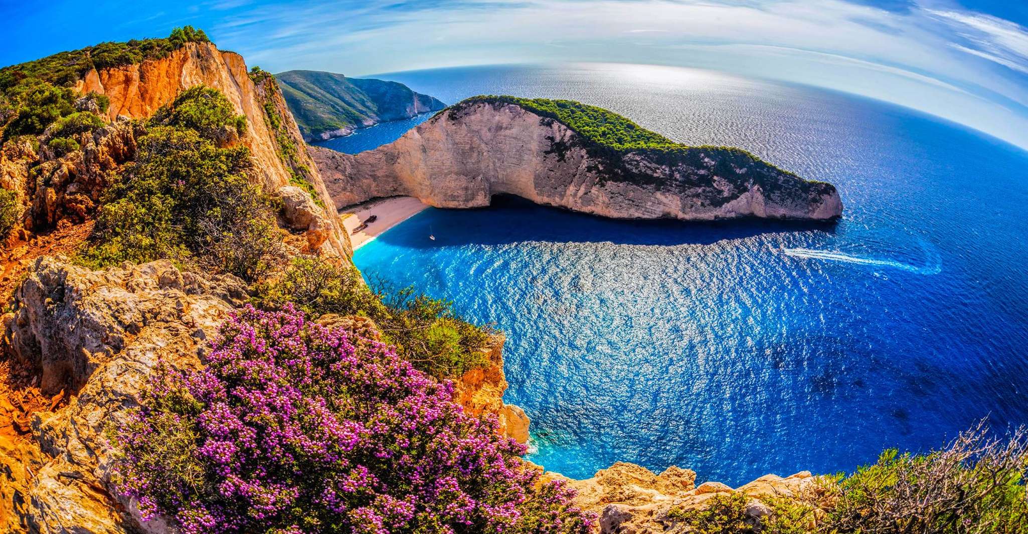 Zakynthos, Schiffbruch am frühen Morgen, blaue Höhlen und Aussichtspunkt - Hizvo
