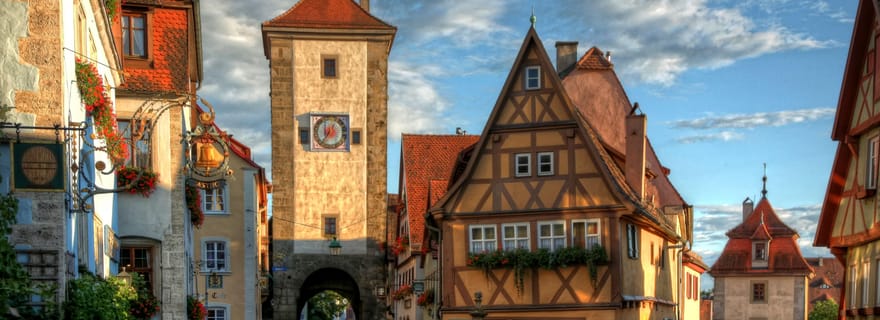 Route romantique et Rothenburg ob der Tauber au départ de Würzburg