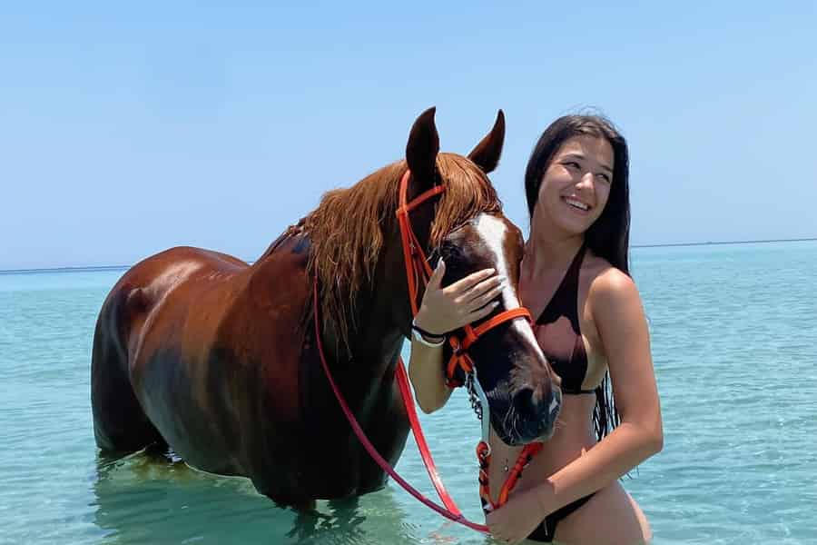 Ausritt am Strand & in der Wüste mit Schwimmen & Transfer. Foto: GetYourGuide Ausritt am Strand & in der Wüste mit Schwimmen & Transfer. Foto: GetYourGuide