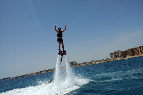 Alicante: experiencia de flyboard con instructor y bebidaFLYBOARD ALICANTE 20 MIN