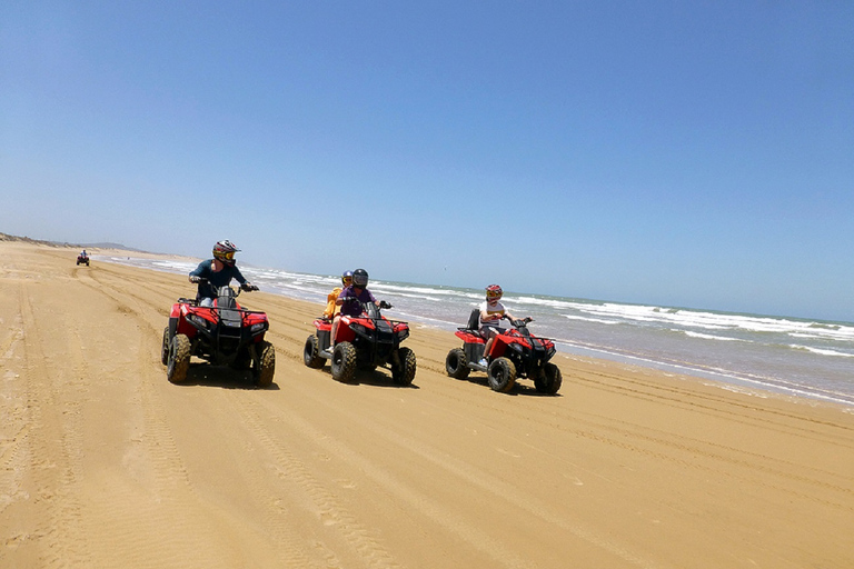 Agadir : safari en quad et balade en chameauRandonnée en quad et à dos de chameau sur la plage de Desert Banana