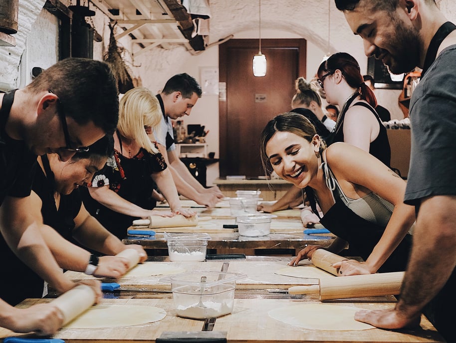 Rom: Nudelherstellung mit Weinverkostung und Abendessen in Frascati Rom: ...