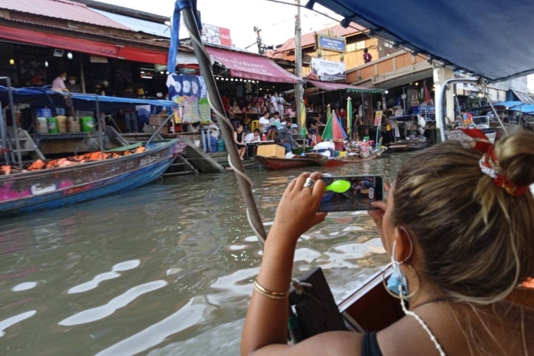 Bangkok: Dragon Temple, Roots Temple en drijvende markt
