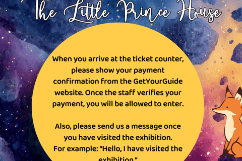 The little Prince House entry ticket on Exhibition in Busan