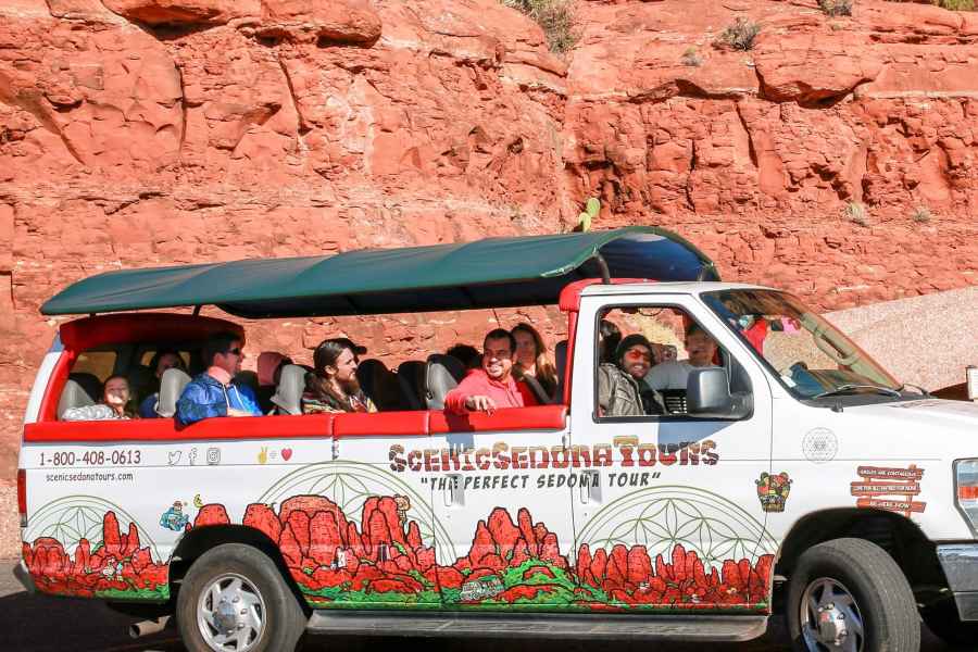 Sedona: Open-Air Bus Sightseeing Tour. Foto: GetYourGuide