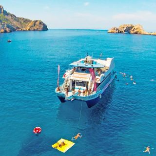 Ibiza: boottocht Cala Salada & Ses Margalides met snorkelen