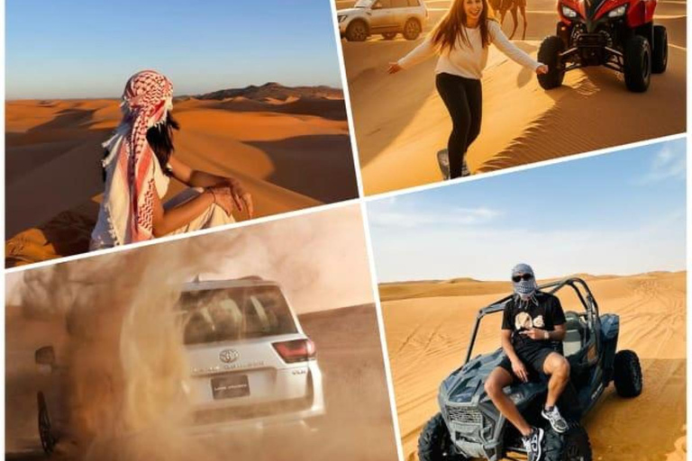 Doha: quad, buggy, sandboarding e giro in cammelloSafari privato nel deserto con buggy e giro in cammello