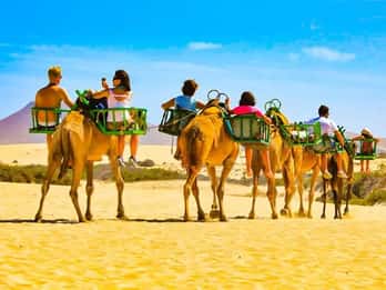 E-bike stadsrondleiding met kamelensafari op de zandduinen van Maspalomas