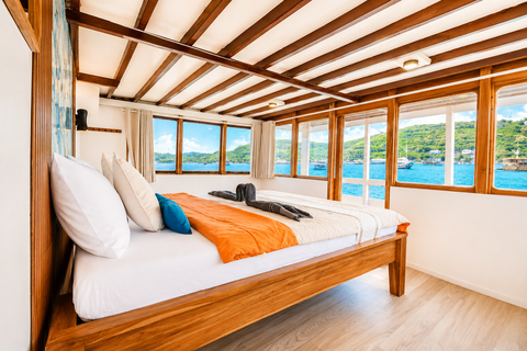 Labuan Bajo: 3-Day Komodo Sailing Ocean View Cabin All Fees Standard Boat | Sharing Room Ocean View | Tiket not Included