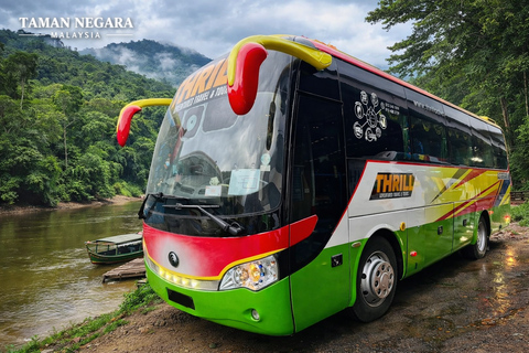 Kuala Lumpur to Taman Negara National Park Transfer Service Taman Negara to Kuala Lumpur