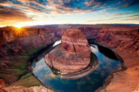 From Las Vegas: 2-Day Grand Canyon and Lower Antelope Tour Las Vegas: 2-Day Grand Canyon, Antelope Canyon, Horseshoe Be