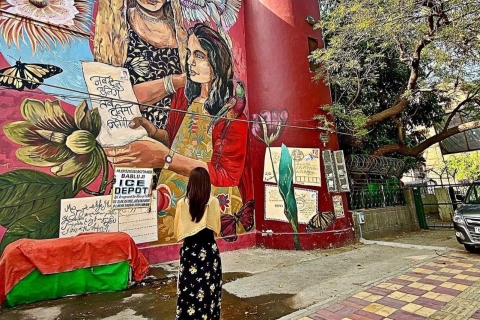 Delhi: arte callejero, antiguo Stepwell y almuerzo del sur de la India