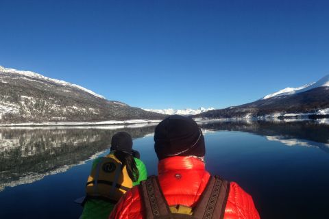 Ushuaia: tour escursionistico e in canoa della Terra del Fuoco invernale