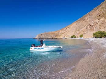From Hora Sfakion: Private Boat Rental for Day Cruising