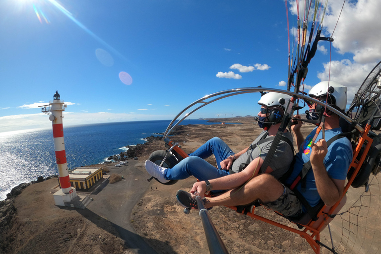 Adeje: Paratrike Flying Tour med upphämtning på hotell och foton